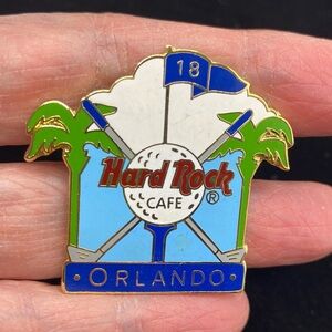HARD ROCK Cafe Orlando Golf Course 18th Hole Collectible Pin